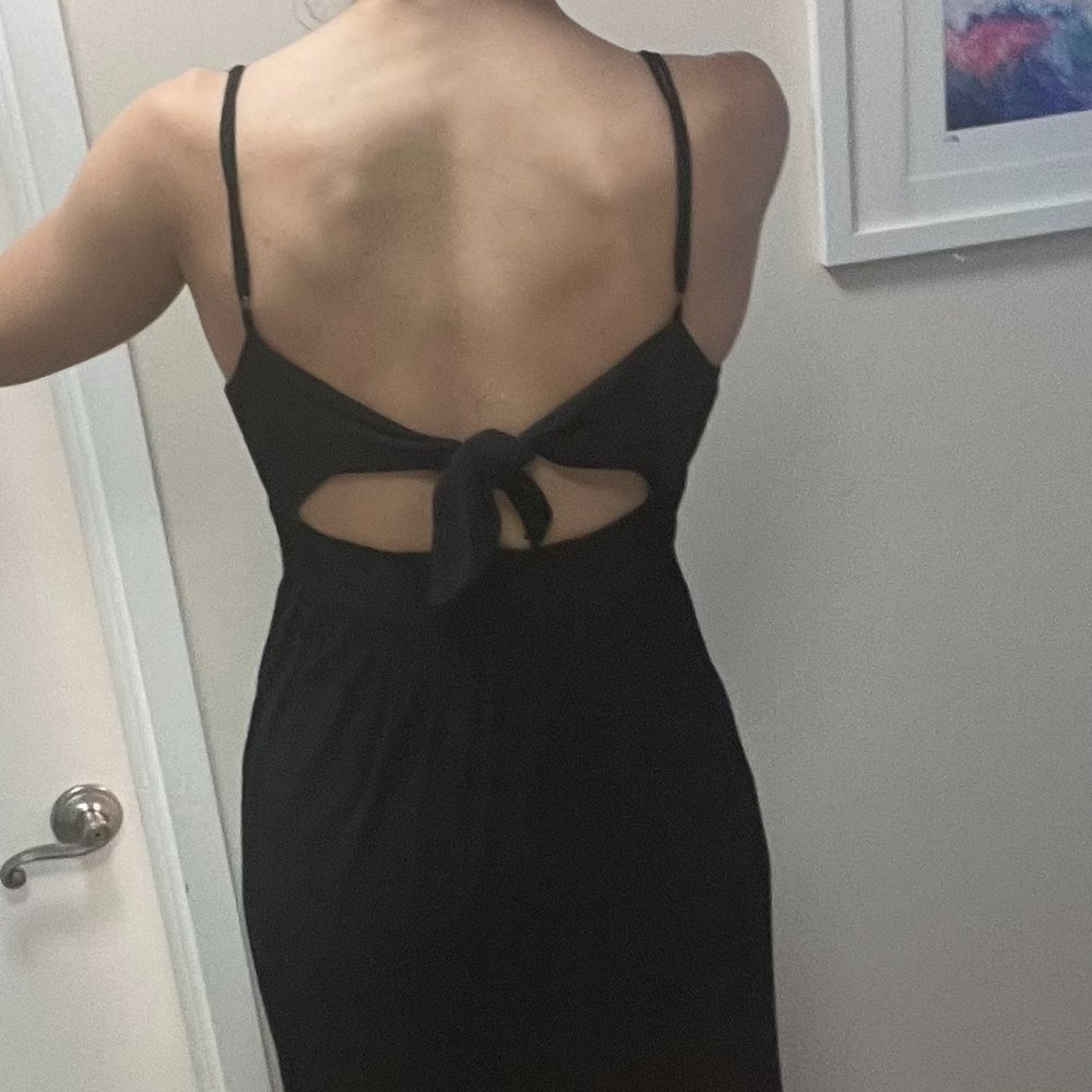 Black Buttonfront Midi Dress By Code Mode - image 5